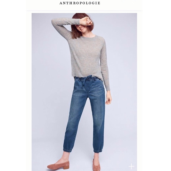 Anthropologie Pants - Pilcro And The Letterpress Denim Joggers Size S